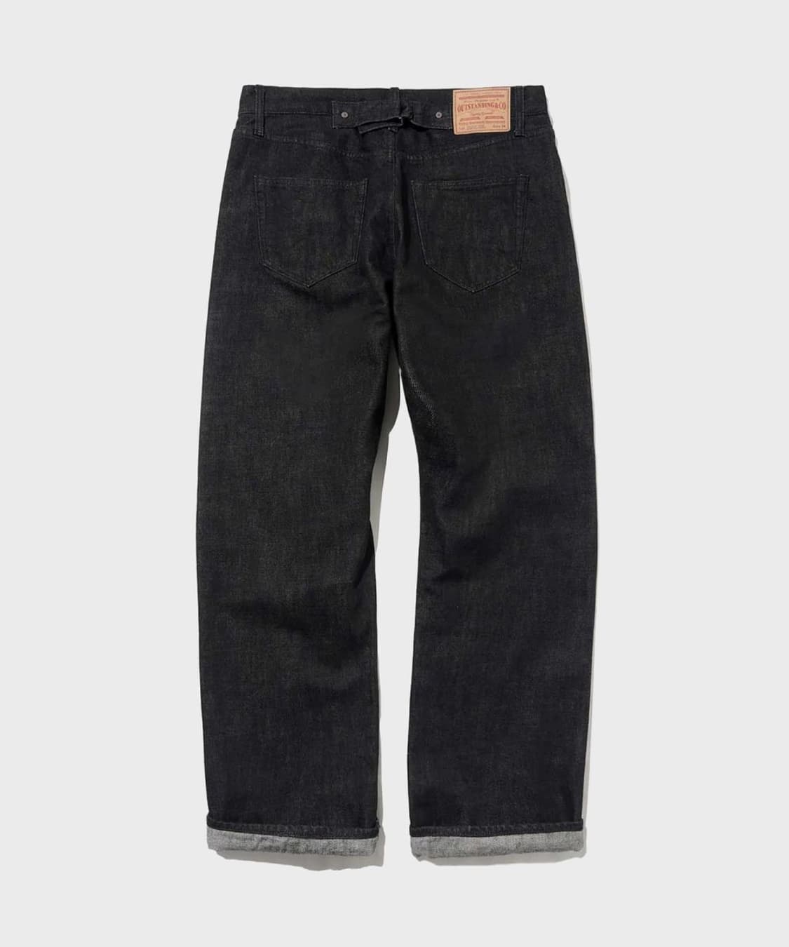 아웃스탠딩 / 2nd 블랙 셀비지 데님 30s 신치백 셋업 / 40,30 상품이미지4