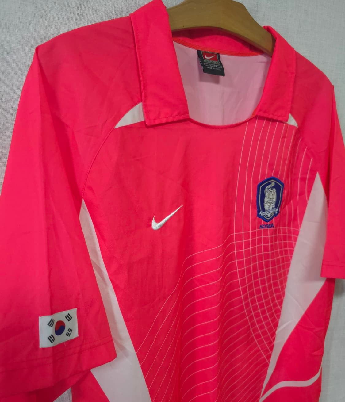 나이키 2002 월드컵 대한민국 국대 축구 유니폼 져지 태극기 패치 10 상품이미지3