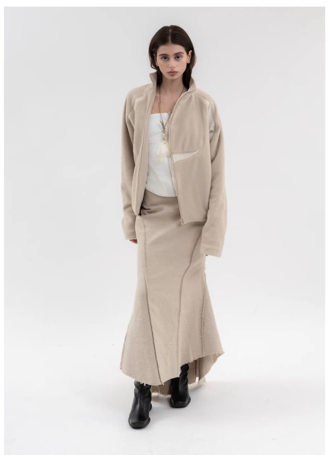 혜인서 패널드 플리스 펜싱자켓st 상품이미지1