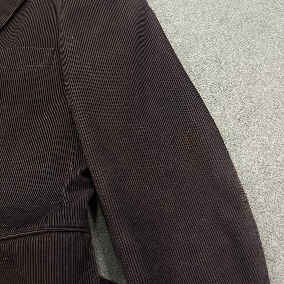38R 타미힐피거 브라운 코듀로이 자켓 100 상품이미지5