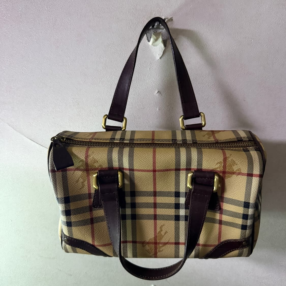 버버리 노바체크 PVC 보스톤 토트백 상품이미지6