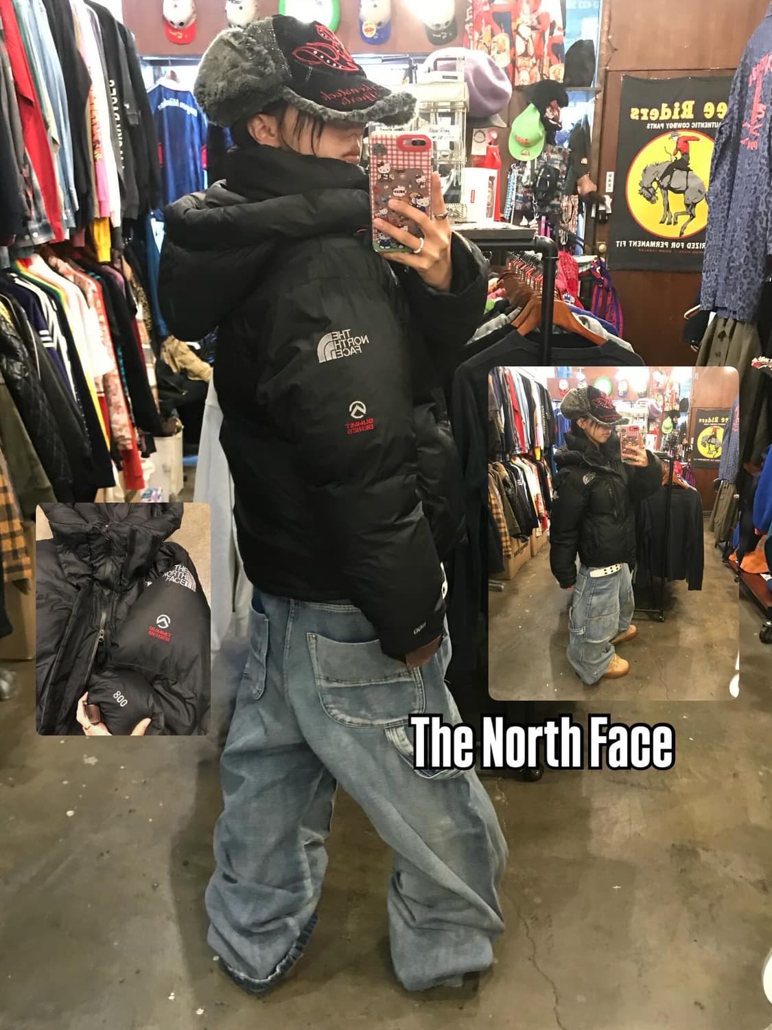 ⭐️ 노스페이스 써밋 윈드스토퍼 히말라야 구스다운 패딩 상품이미지1