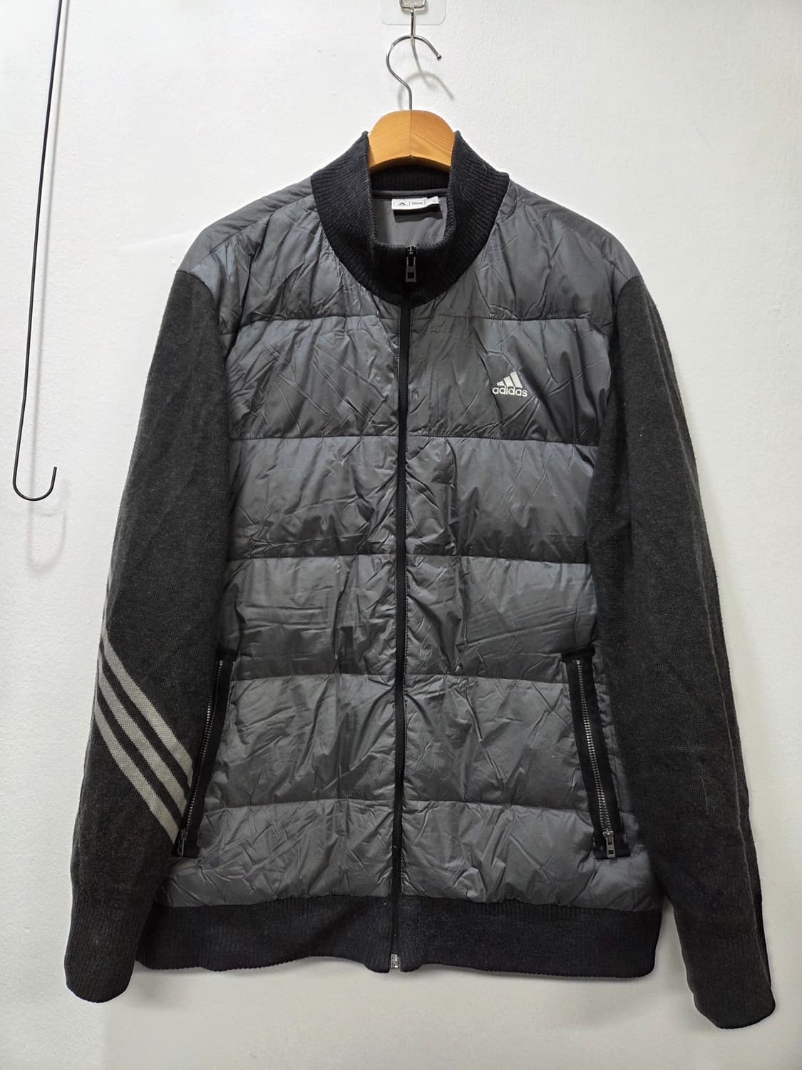 아디다스 덕다운 집업 110 남자 패딩 골프집업 상품이미지1