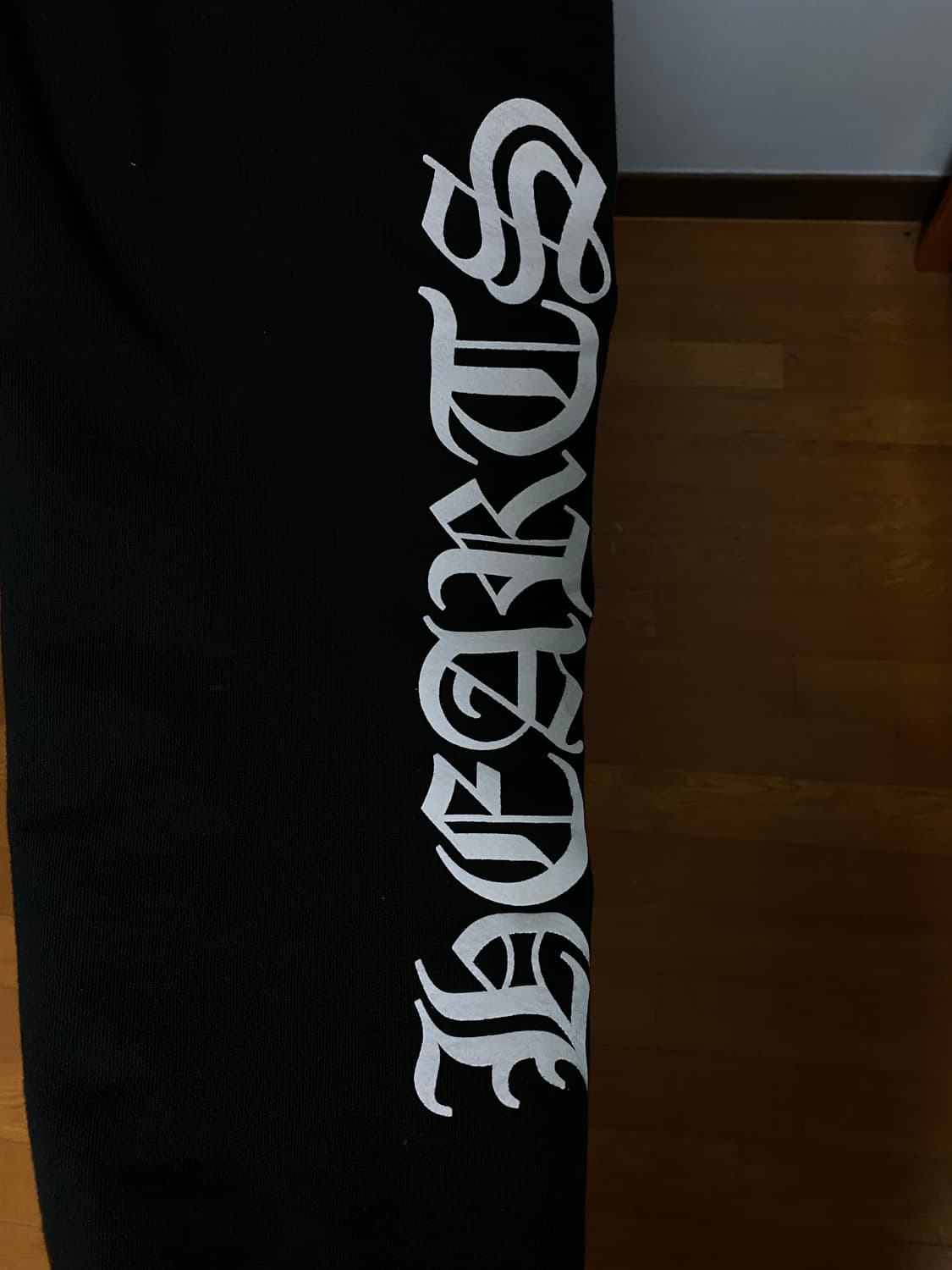 [L] 크롬하츠 홀스슈 로고 백 포켓 스웨트팬츠 블랙 상품이미지3