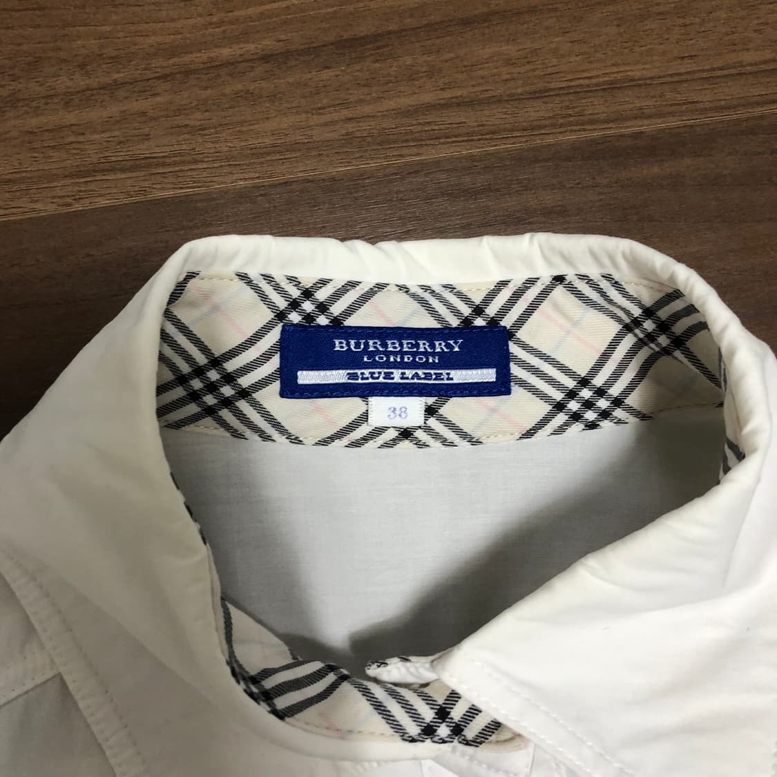 버버리 블루라벨 화이트 7부 셔츠 상품이미지5