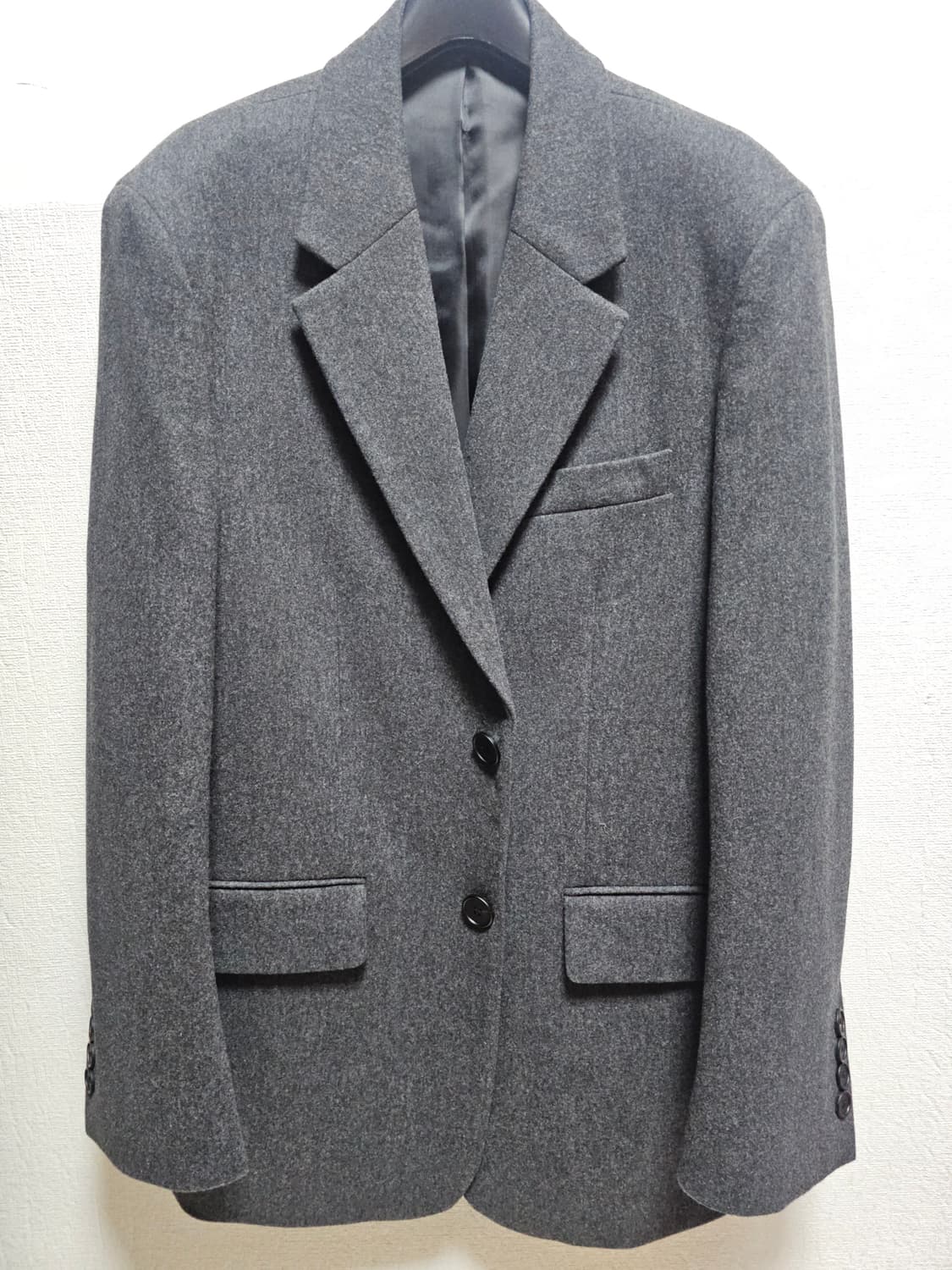 무탠다드 울 플란넬 오버사이즈 블레이저 M 상품이미지1