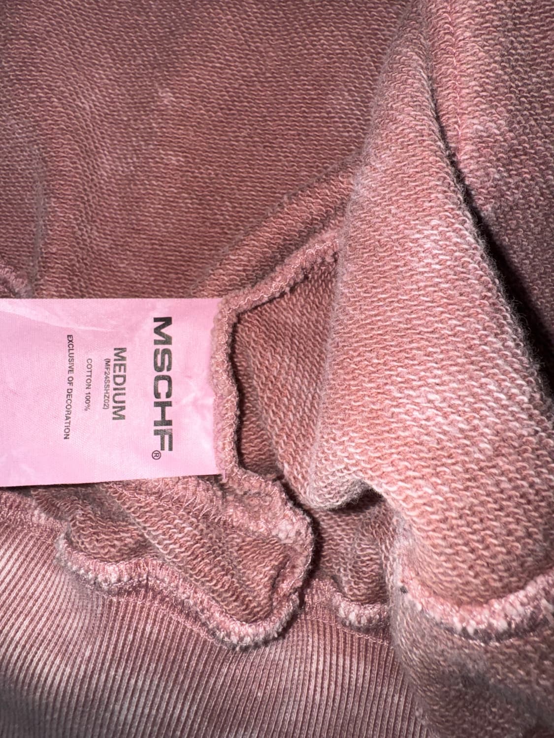 미스치프 벌룬 후드 핑크 브라운 M 상품이미지5