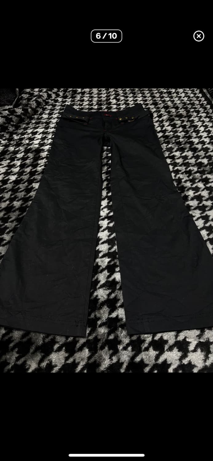 Y2k 벨트 부츠컷 바지 상품이미지8