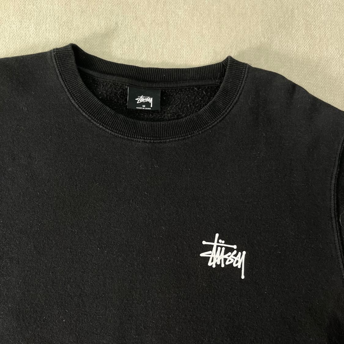 100 스투시 베이직 맨투맨 상품이미지3