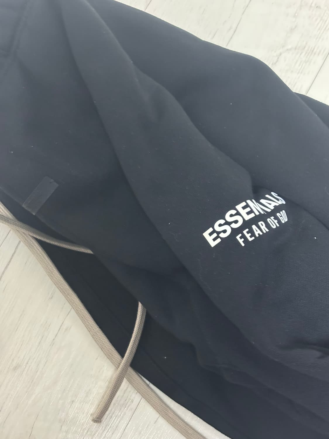 에센셜 플리스 에센셜 스웨트 팬츠 블랙 XL 상품이미지3