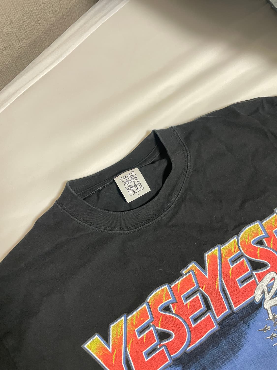 예스아이씨 레이싱티셔츠 L black 상품이미지2