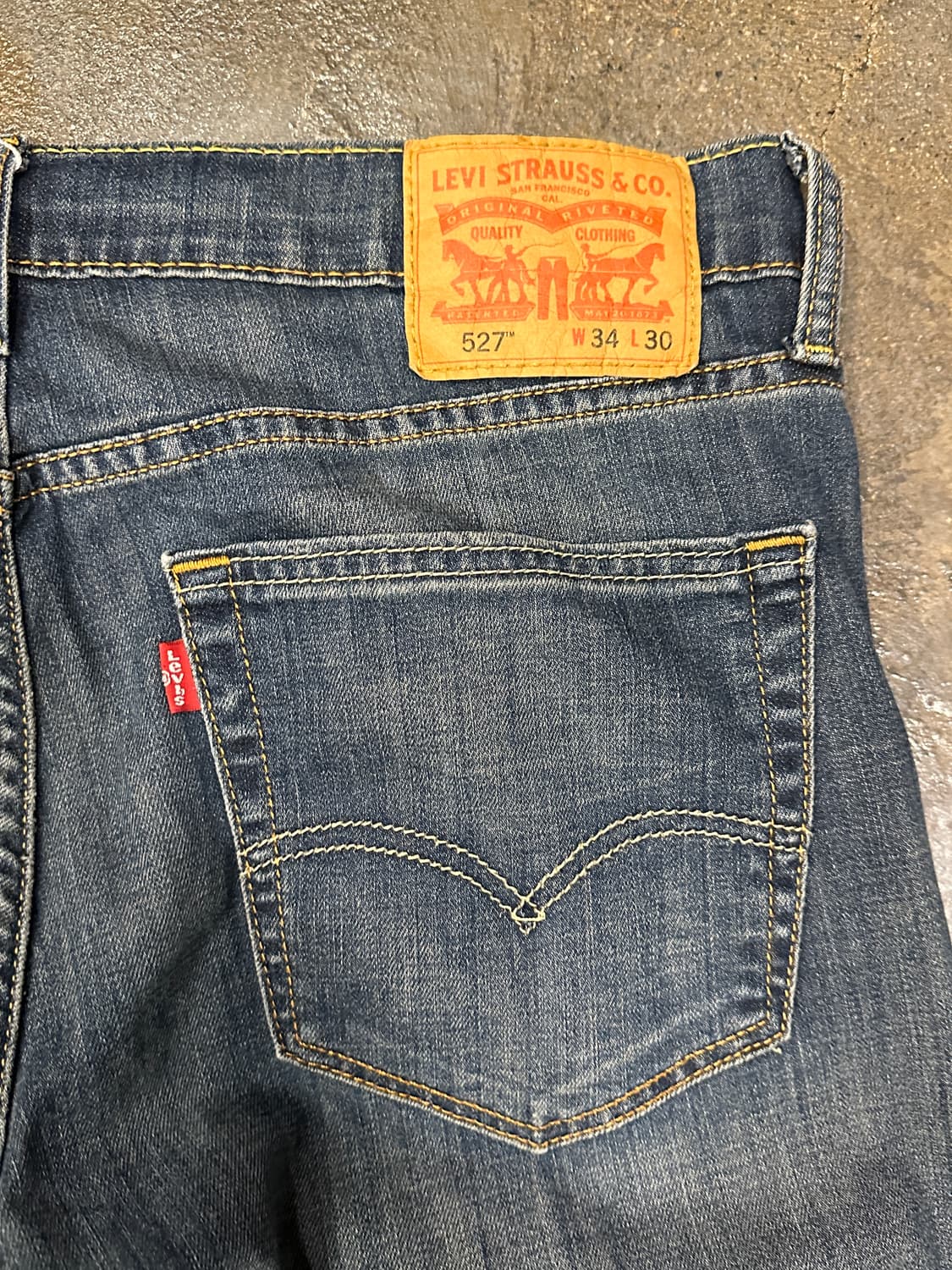 리바이스 527 부츠컷 데님팬츠 W34 L30 상품이미지5