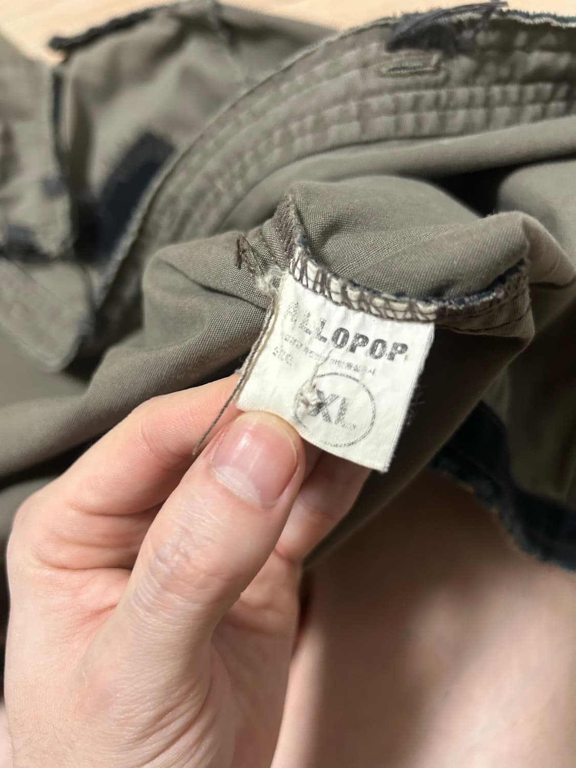 빈티지 y2k 밀리터리 패치워크 셔츠 상품이미지7