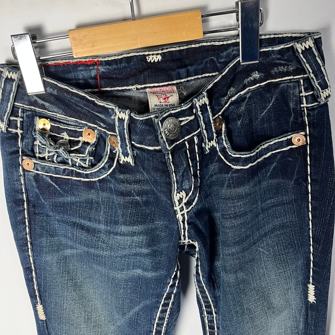 [True Religion] 트루릴리전 조이 수퍼T 스티치 데님팬츠 상품이미지3