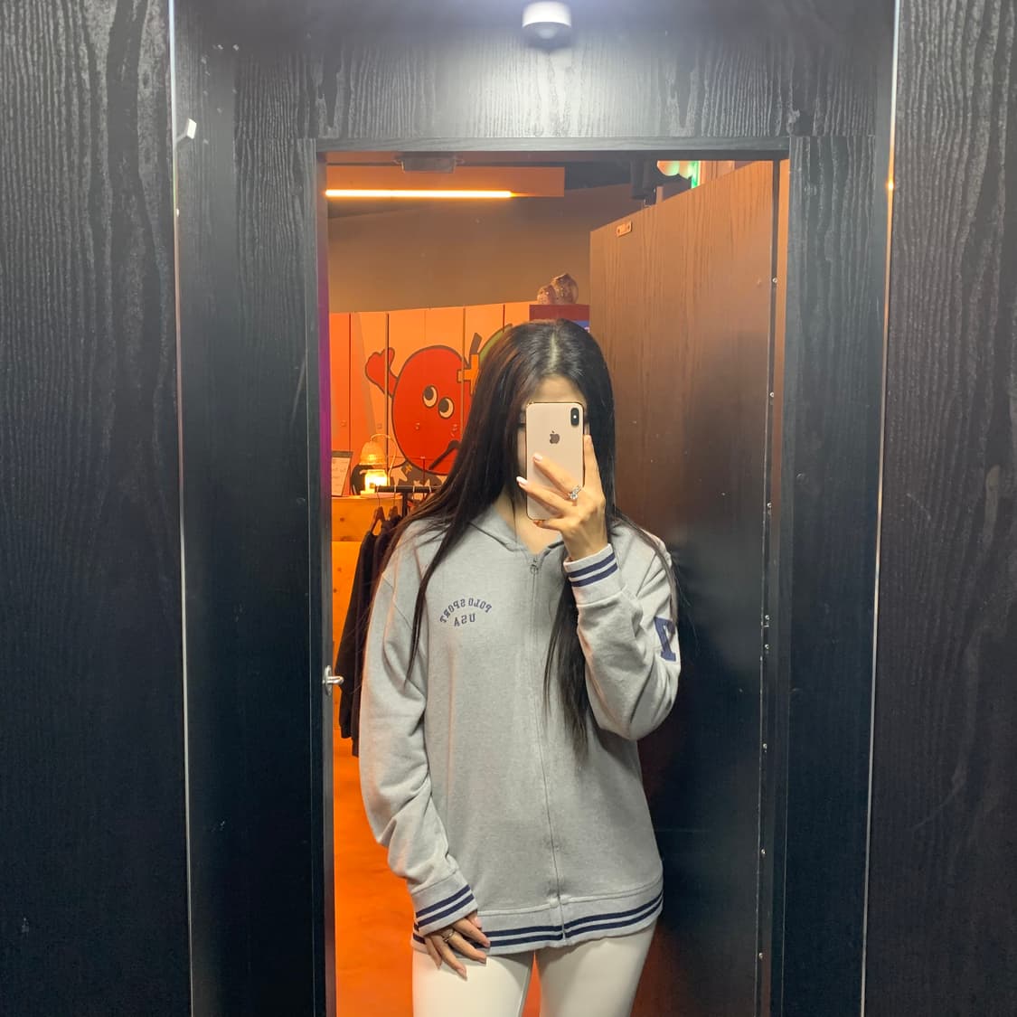 Polo Sport USA Grey Zip-up Hoodie 상품이미지2