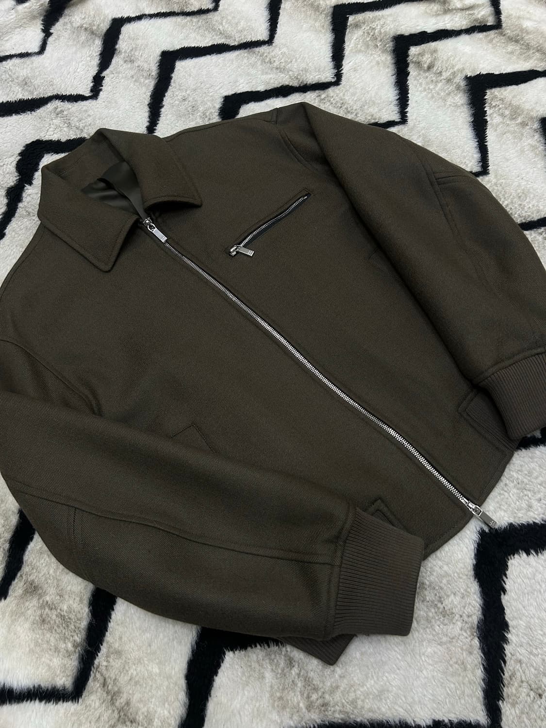 [95]질스튜어트 뉴욕 오버핏 울 블루종 상품이미지1