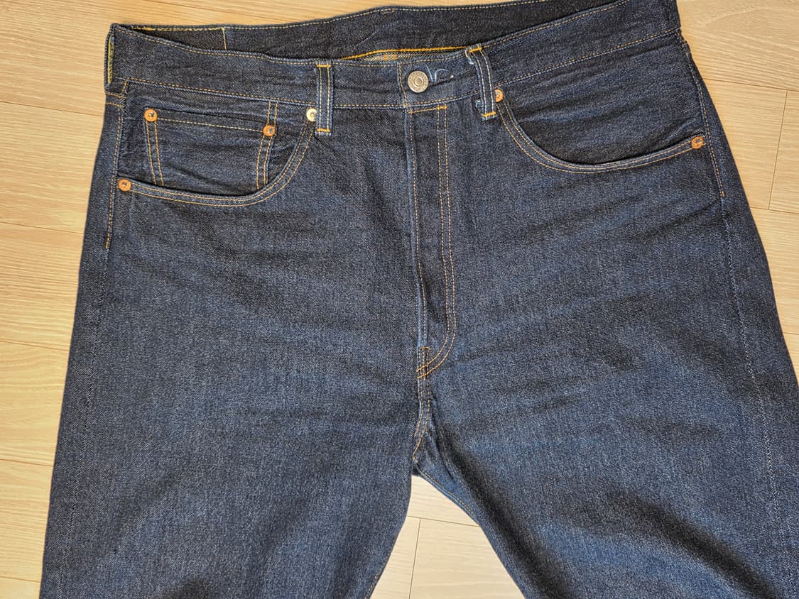 리바이스 LVC55501(1955 501) 34/32 린스드 데님 팔아요 상품이미지2