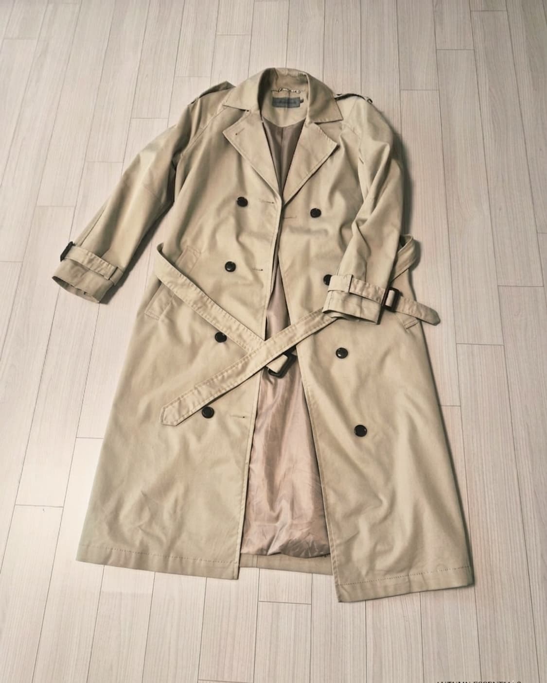 캘빈클라인 진(Calvin Klein Jeans)의 여성용 롱 트렌치코트 상품이미지2