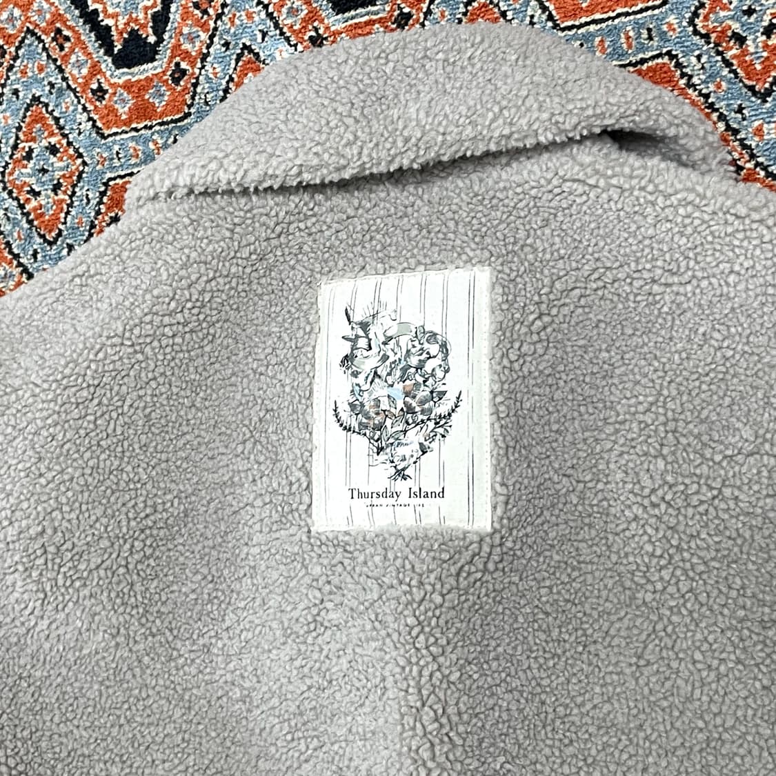 써스데이아일랜드 베이지 부클 무스탕 숏 자켓 여성S 상품이미지6