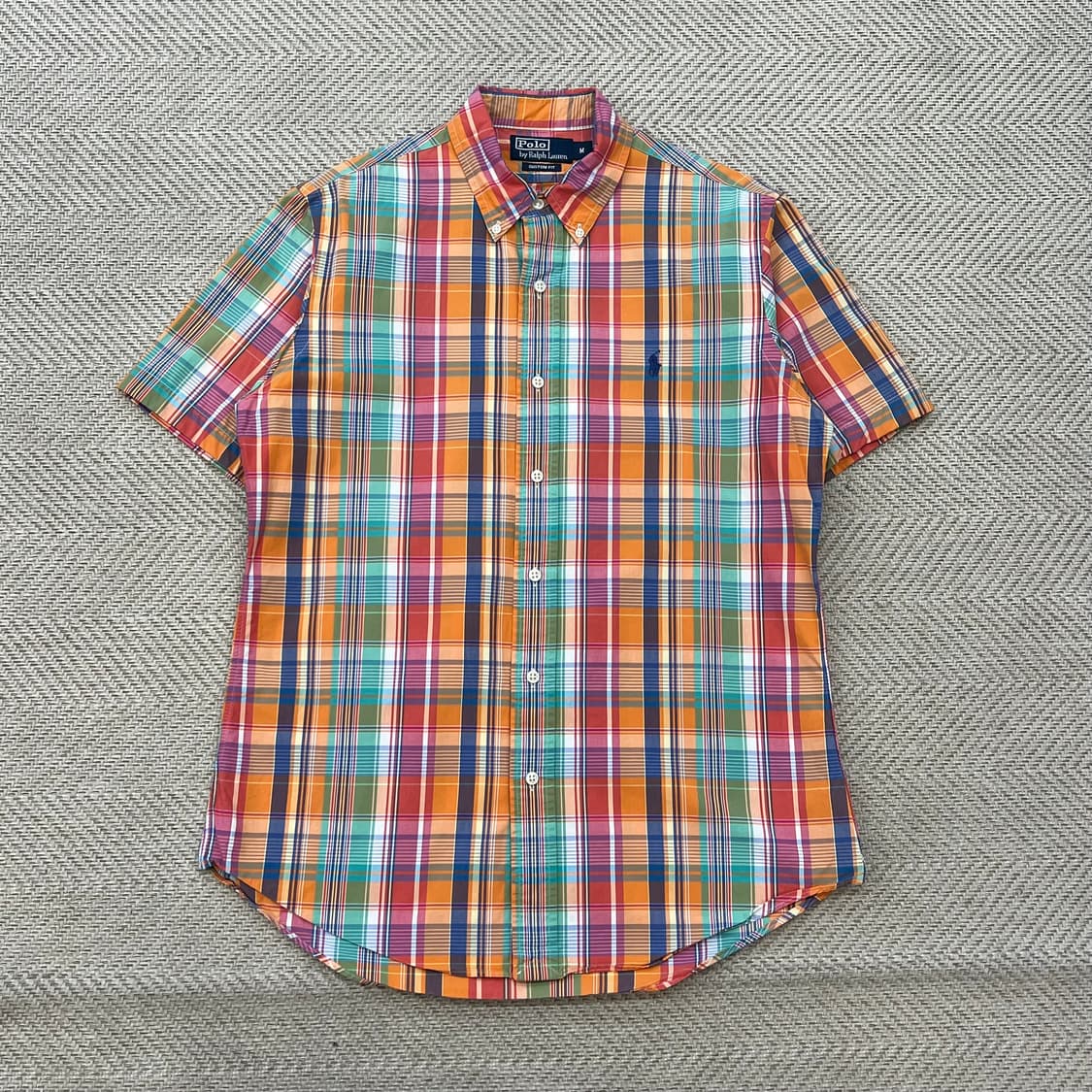 폴로랄프로렌 체크 하프 셔츠 r3454 상품이미지1