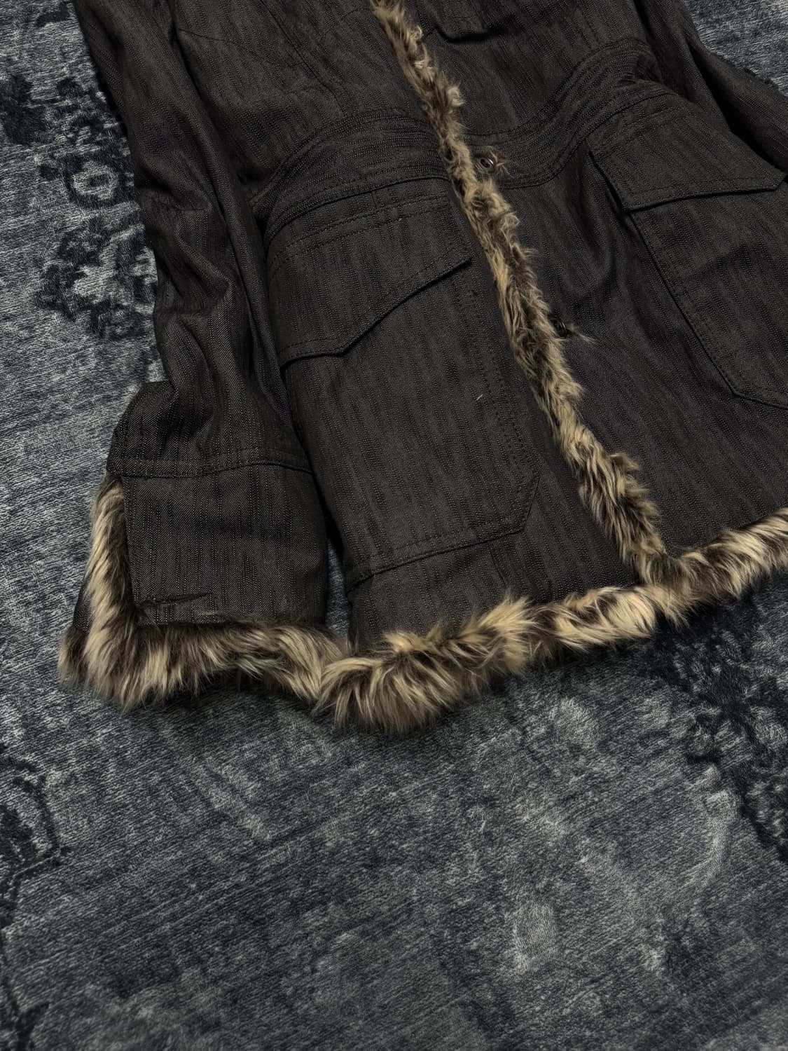 Nicole club for men vkei trimming fur ja 상품이미지4