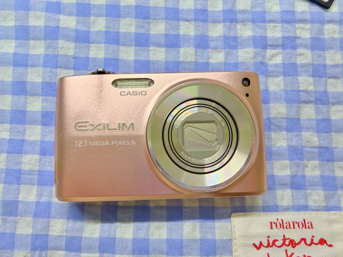 카시오 엑슬림z400 핑크(로즈골드) 상품이미지1