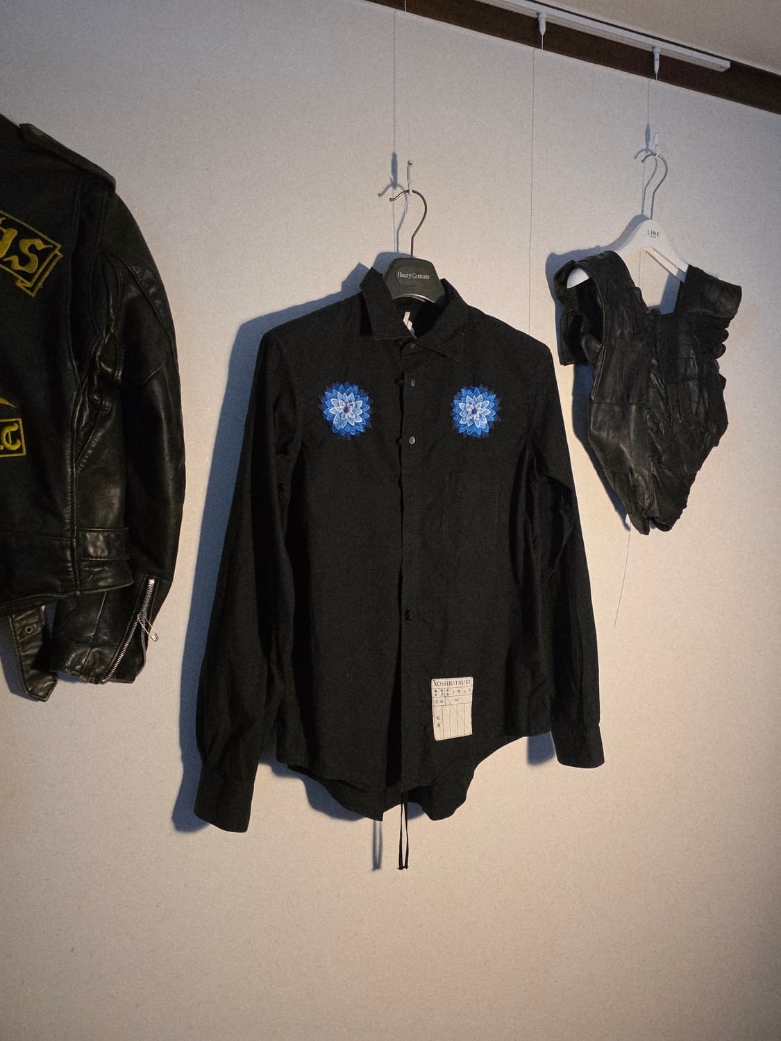 Soshiotsuki 20ss flower embroidery shirt 상품이미지2