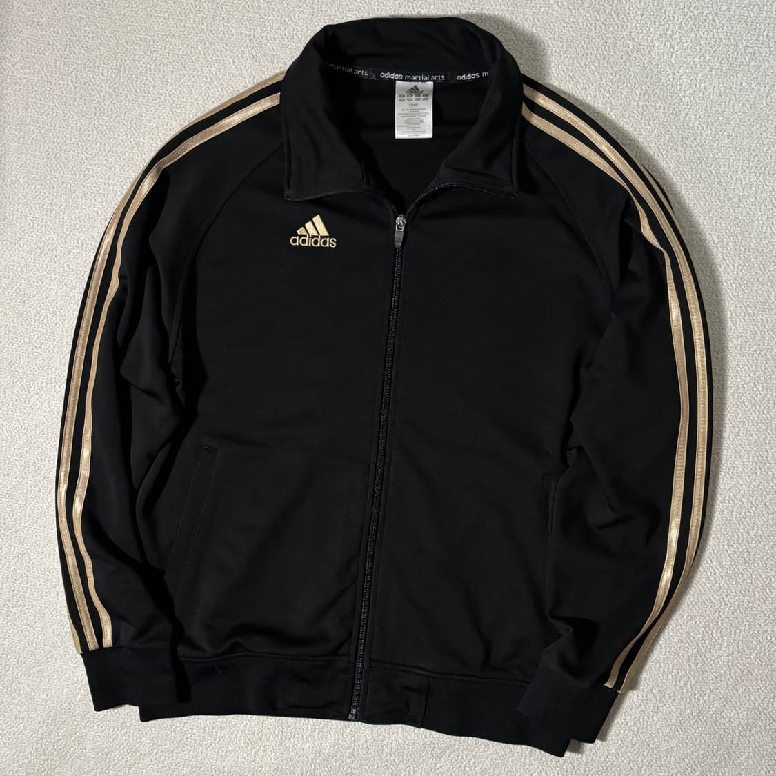 아디다스 검금 검골 스몰로고 트랙탑 져지 상품이미지1