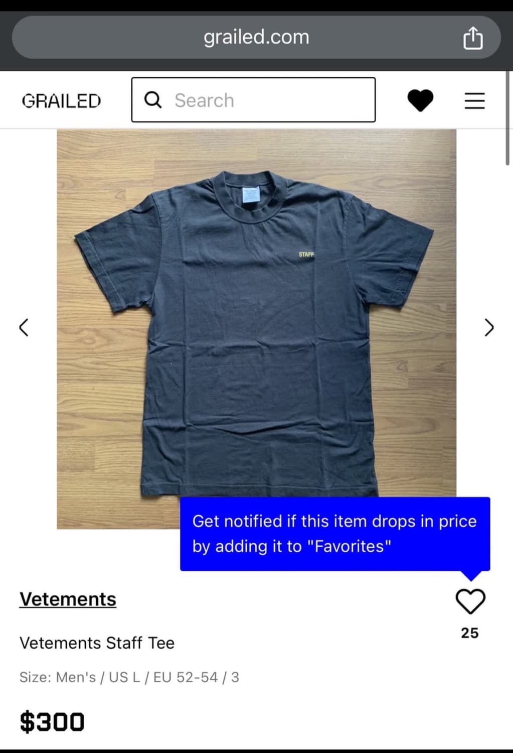 베트멍 STAFF 티셔츠 17ss L 상품이미지3