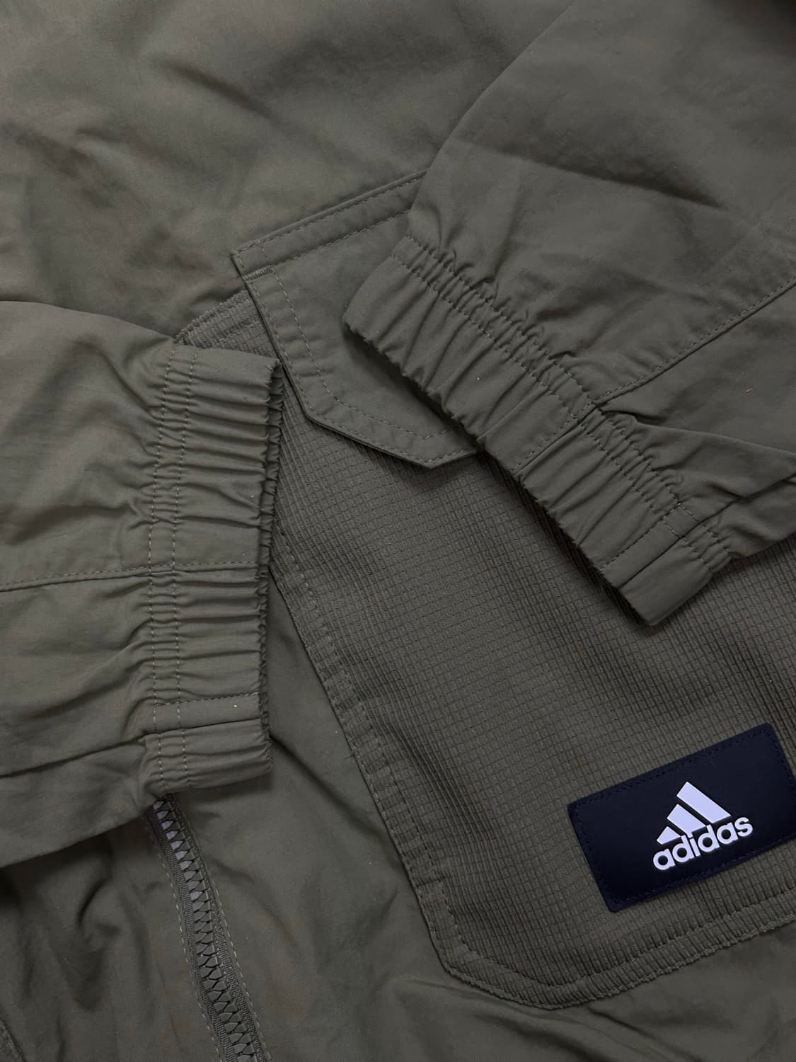 아디다스 FI 우븐 카키 바람막이 M 상품이미지6
