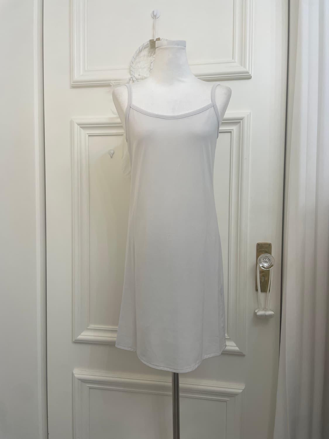ivory twist point button knit midi opc 상품이미지9