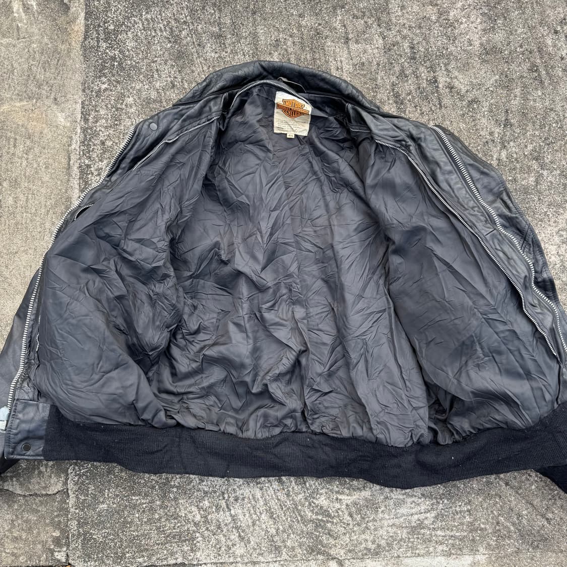 [XL] 80s Harley Davidson 할리 G1 레더자켓 상품이미지2