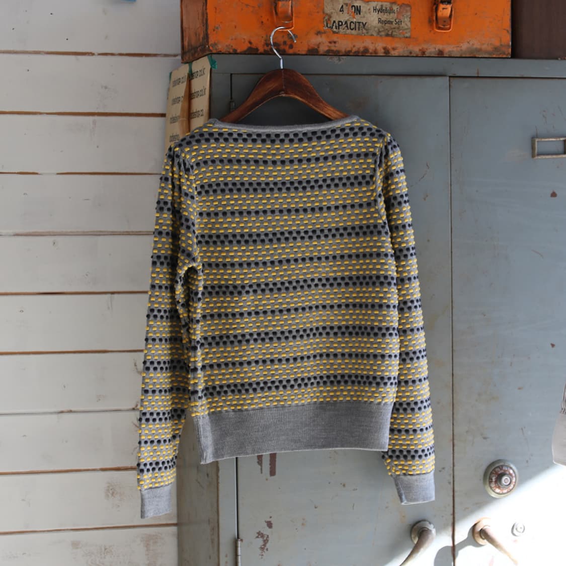 Face campana 패턴 니트 (여성용) 상품이미지3