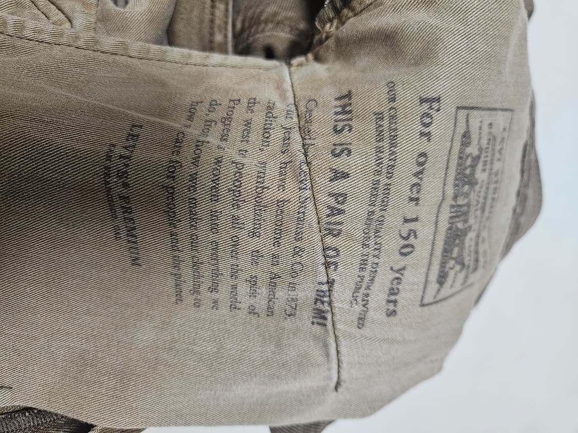 리바이스 568 브라운 데님 32x32 (세미와이드 핏 / 상태최상급) 상품이미지9