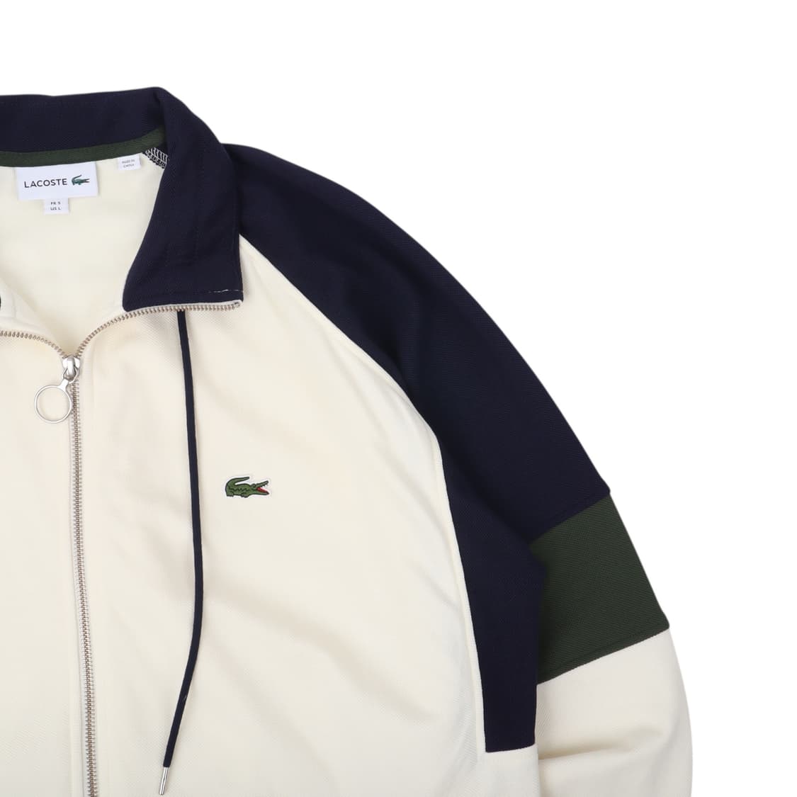 라코스테 배색 코튼 집업 자켓 상품이미지3