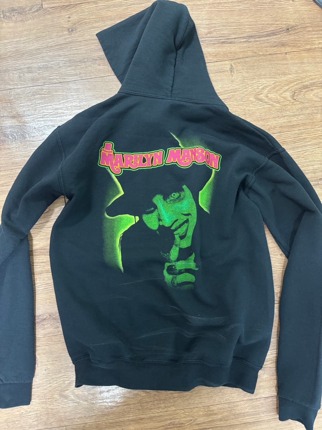 마를린맨슨 빈티지 후드 xs-S사이즈 상품이미지1