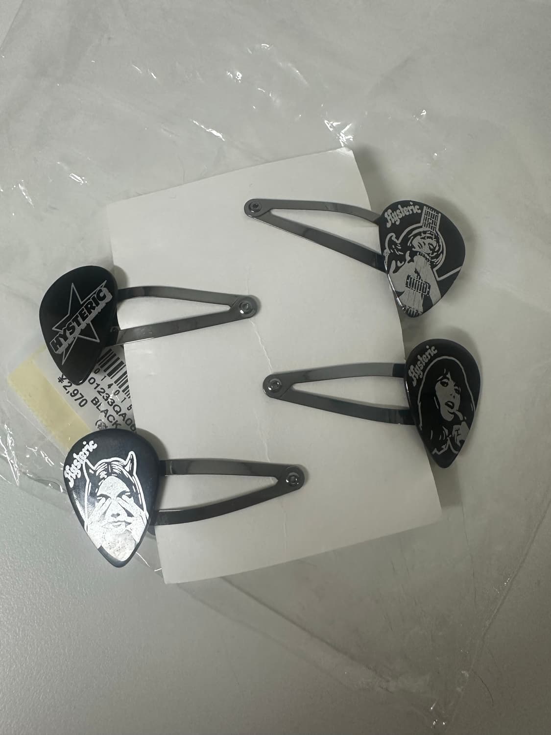 히스테릭글래머 헤어핀 블랙 상품이미지3