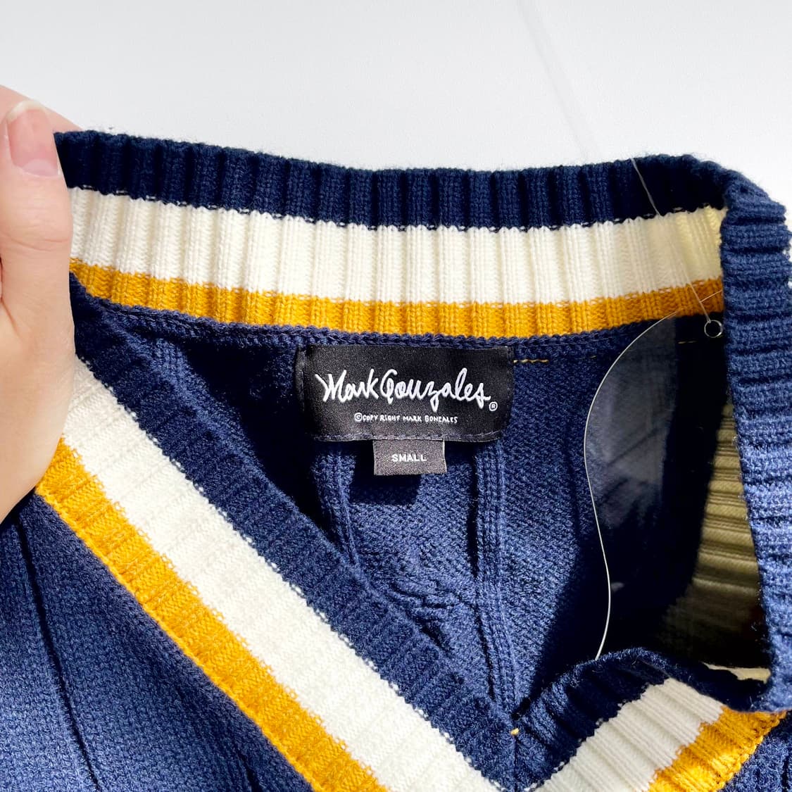 F1 왓잇이즌 마크곤잘레스 니트 조끼 95사이즈 상품이미지5