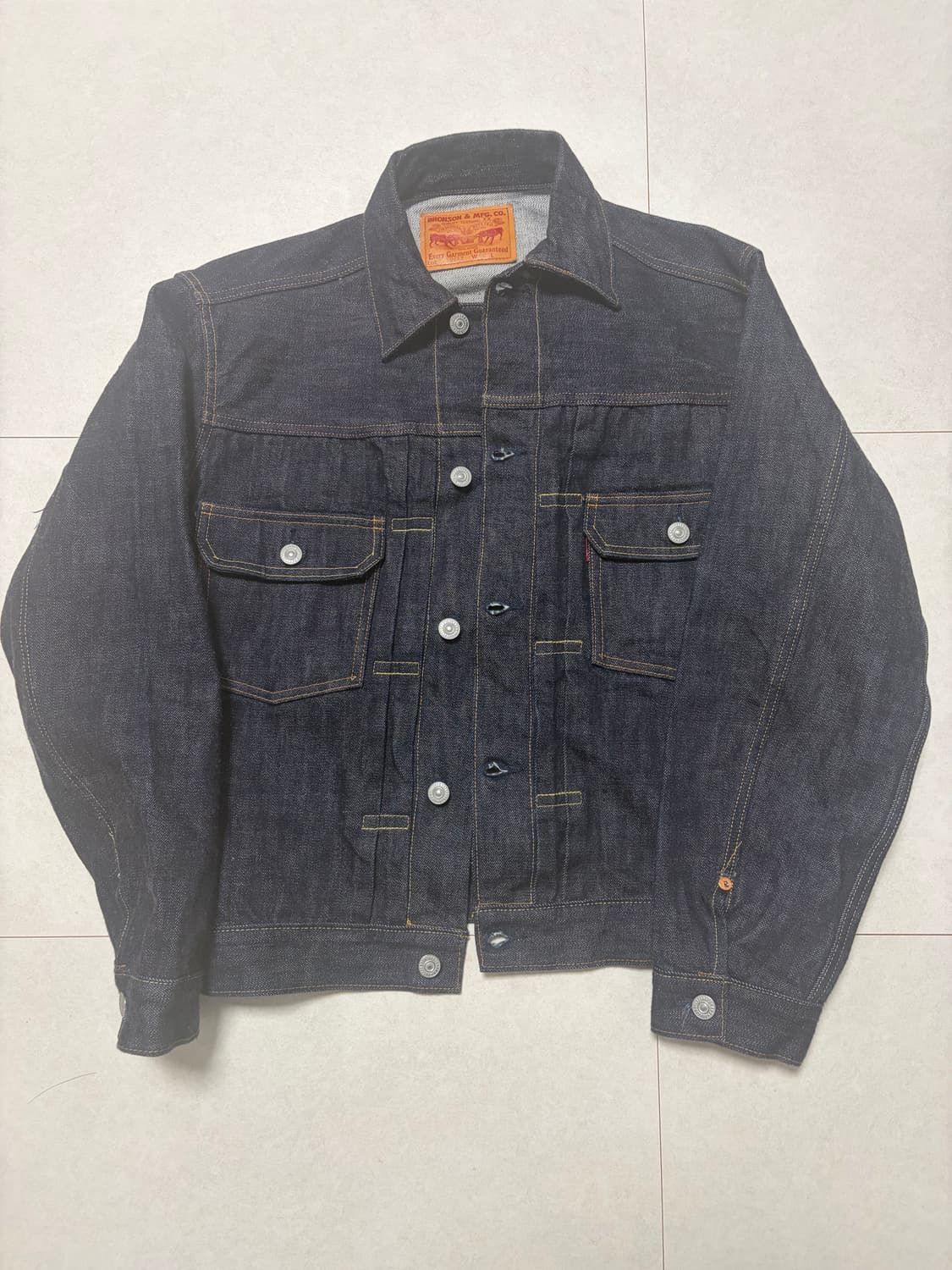 브론슨 데님자켓 40사이즈 팝니다 상품이미지4