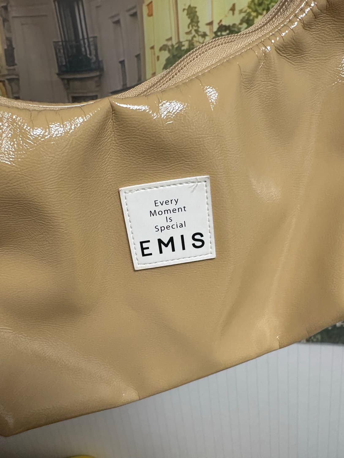 이미스 호보백 베이지 상태최상 상품이미지2