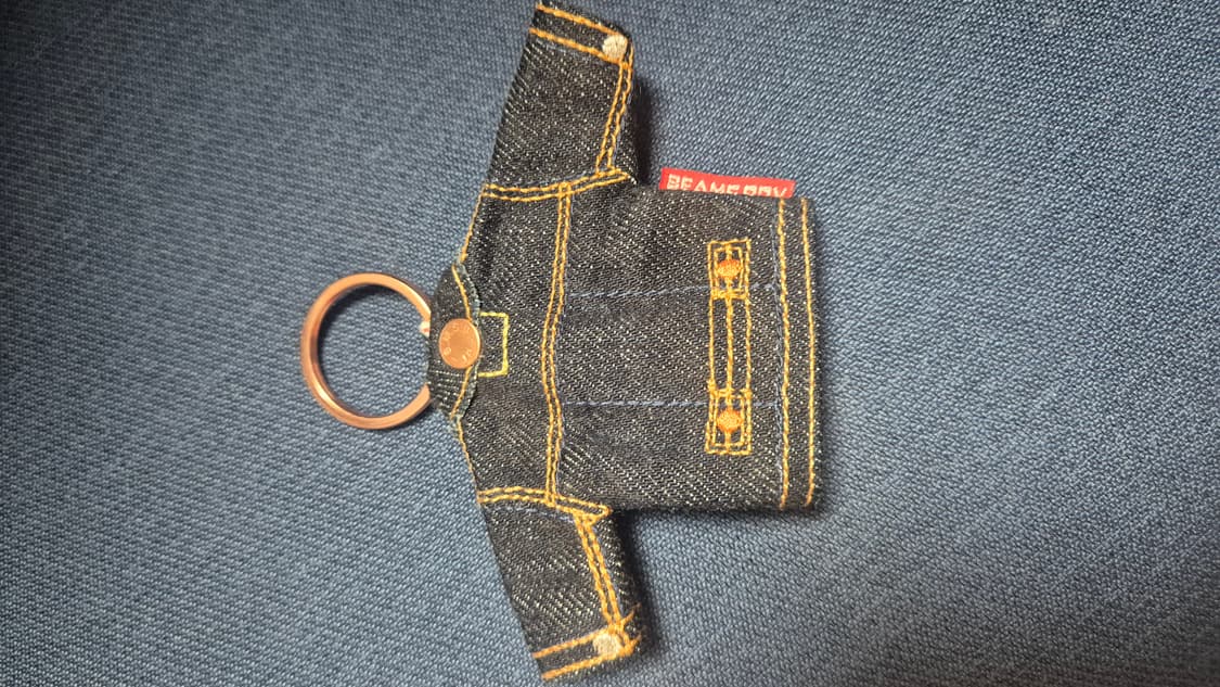 빔즈보이 데님 청자켓 키링 새상품 상품이미지2