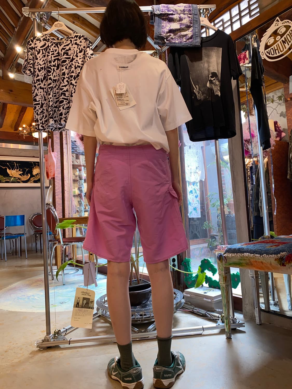(Nhs only) Maxime Black Pink Shorts 상품이미지5
