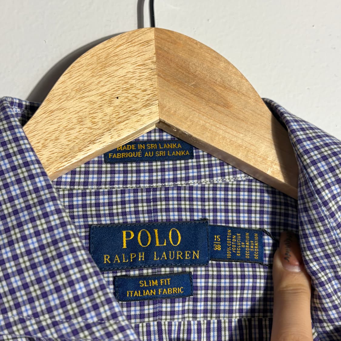 폴로 랄프로렌 클래식 미니 체크 셔츠 (무료배송) 상품이미지2