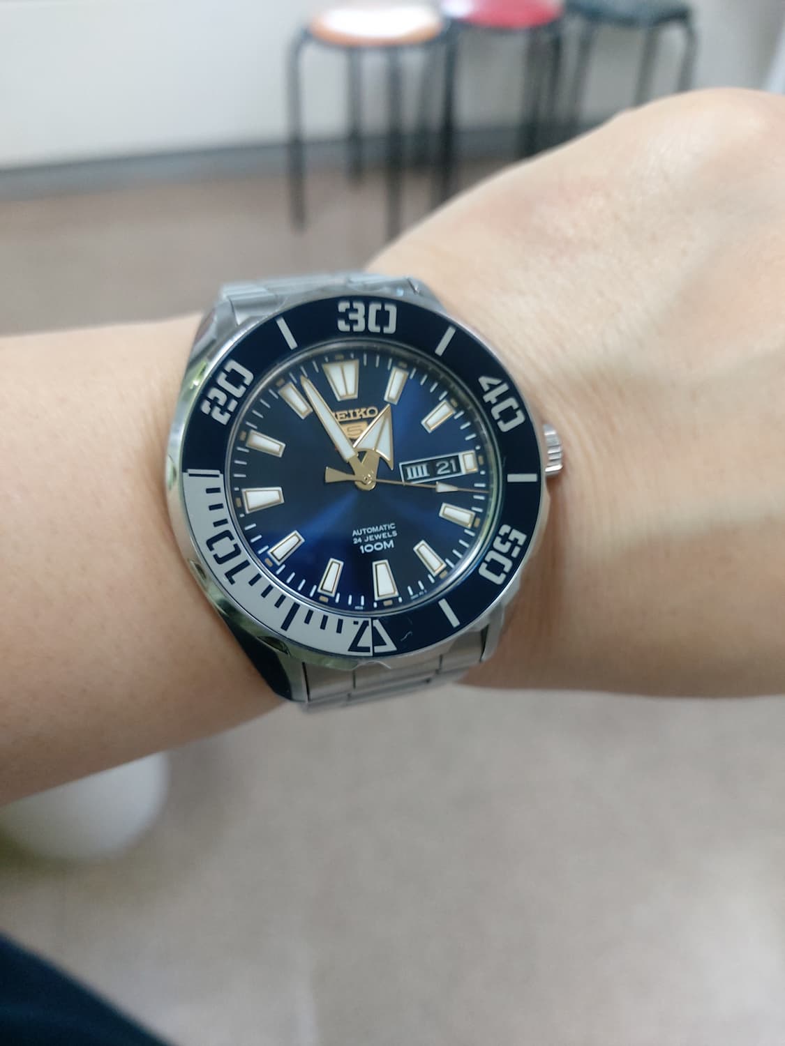 세이코 오토매틱 블루 다이버  상품이미지4