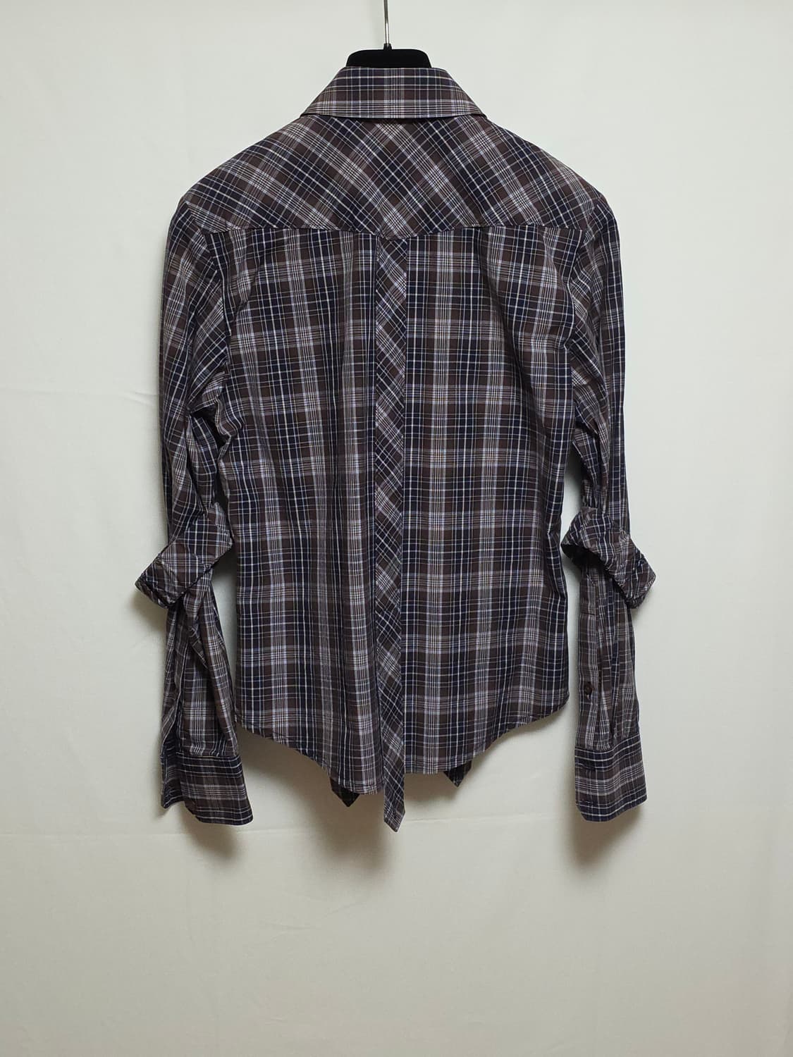 [일본판] 비비안웨스트우드 맨 본디지 셔링 티탄체크 셔츠 (라이카 제조) 상품이미지6