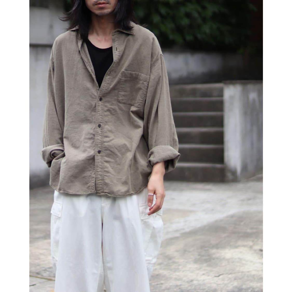 26aw Vintage Cotton Moleskin Shirts 상품이미지1