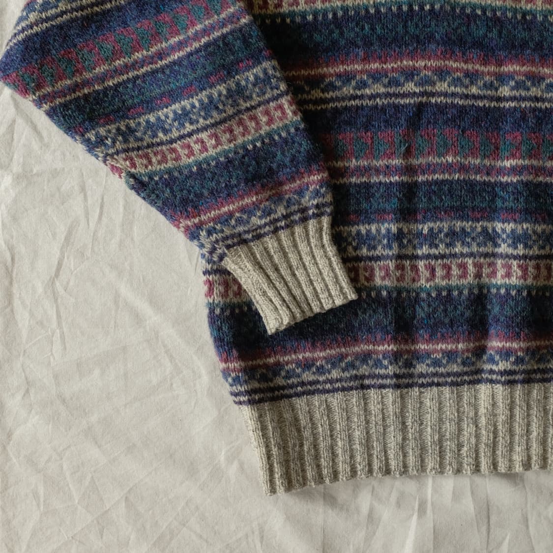 1980‘s Made In USA Eddie Bauer Wool Knit 상품이미지4