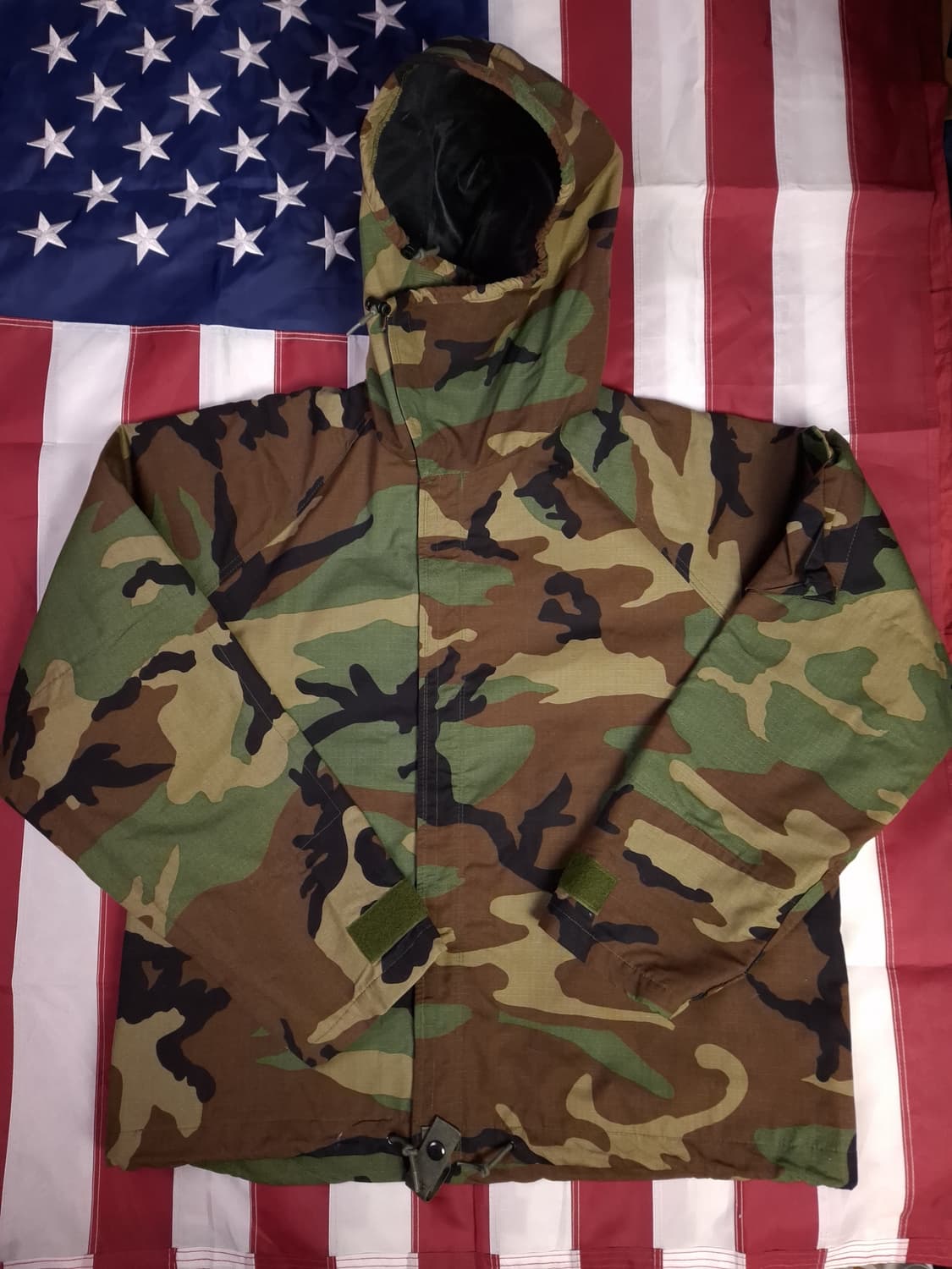 새제품 오리지날 미군 우드랜드 캐미칼 화생방복 자켓 상품이미지1