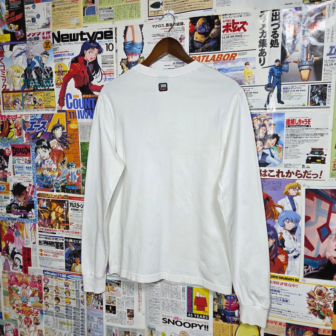 후부 화이트 레터링 자수 롱슬리브 상품이미지5