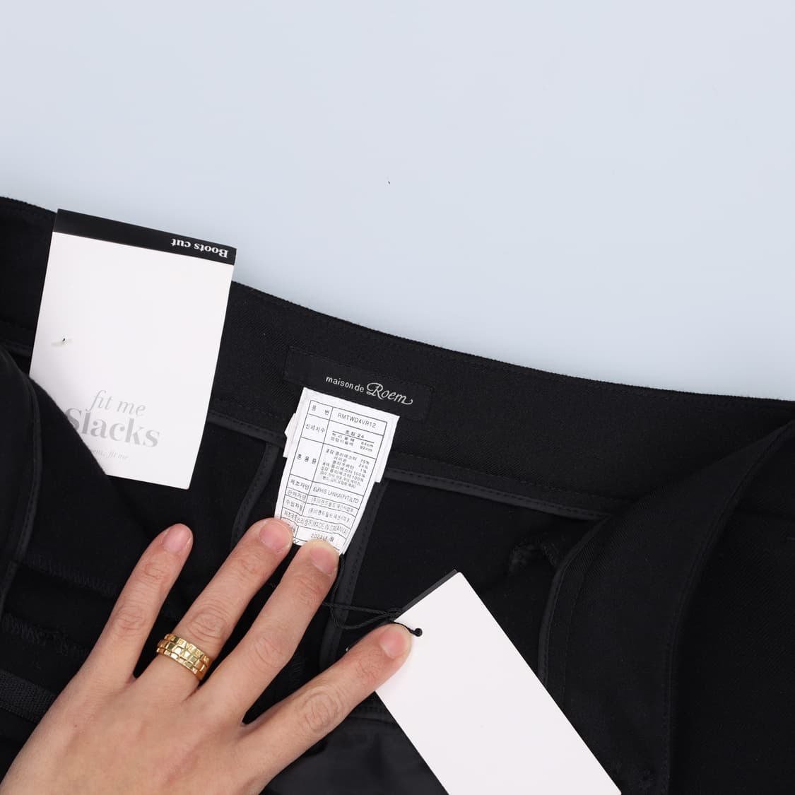 24 새상품 로엠 여성 기모 슬랙스 0213H1 상품이미지4